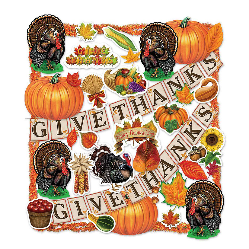 Beistle - 3-D Pumpkin Centerpieces - 12 Pack Image