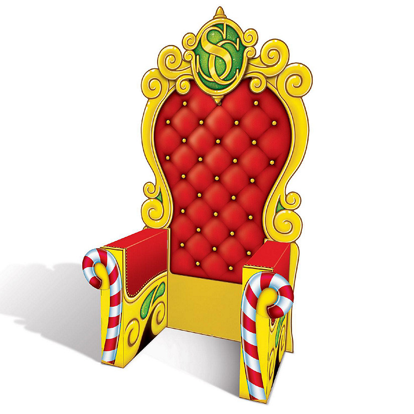 Beistle - 3-D Santa's Throne Prop - 4 Pack Image