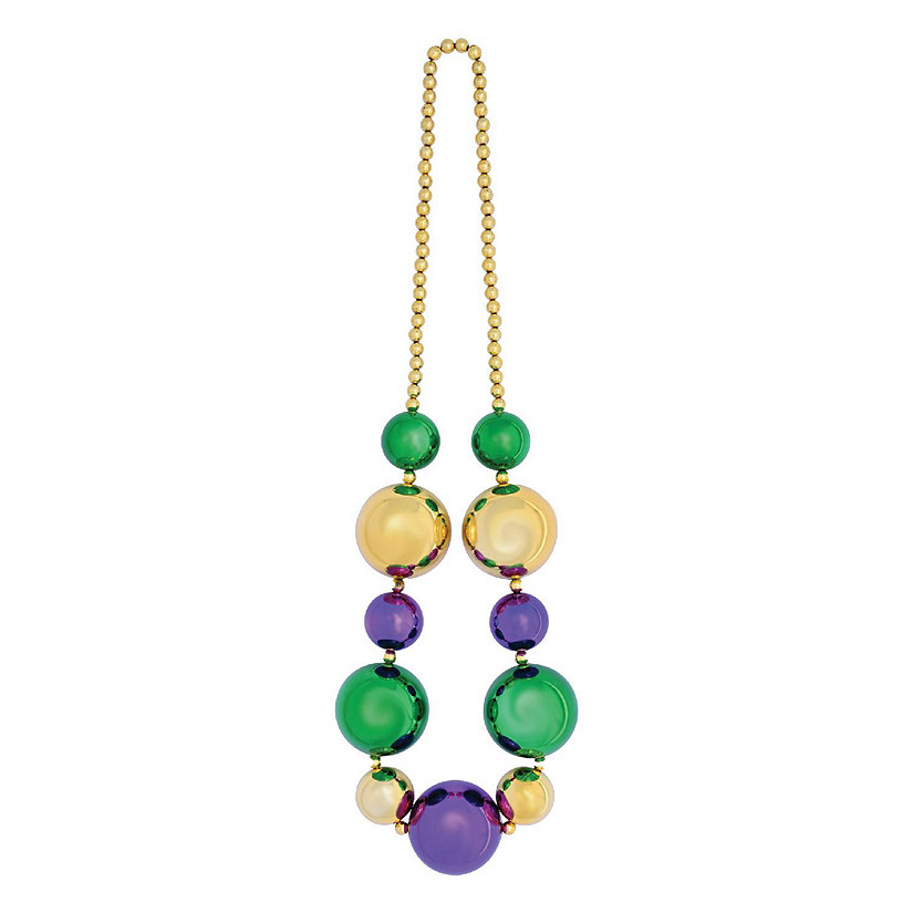 Beistle - 4' 7" - Multicolor - Festive Mardi Gras Beads - 1 Piece Image