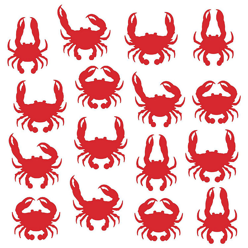 Beistle - 6"-9&amp;#188;" Crab Cutouts - 12 Pack Image