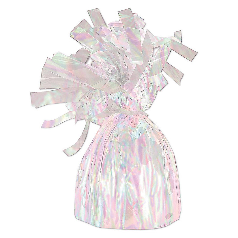 Beistle - 6 Oz - Iridescent - Metallic Wrapped Balloon Weight! Image