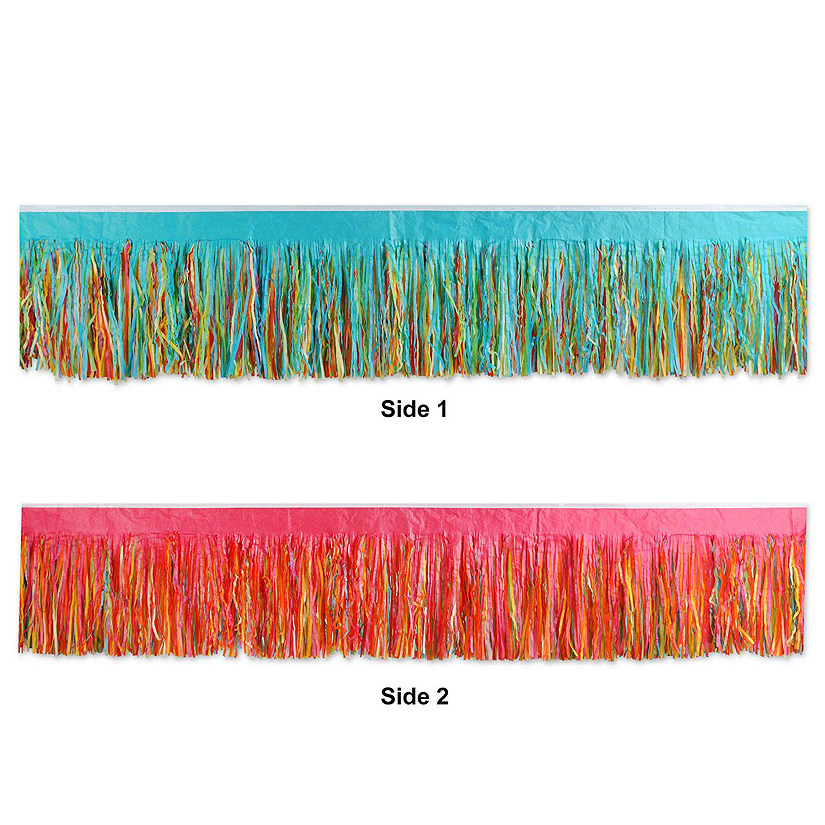 Beistle - 6-Ply Tissue Fringe Drape - Multicolor - 12 Pack Image