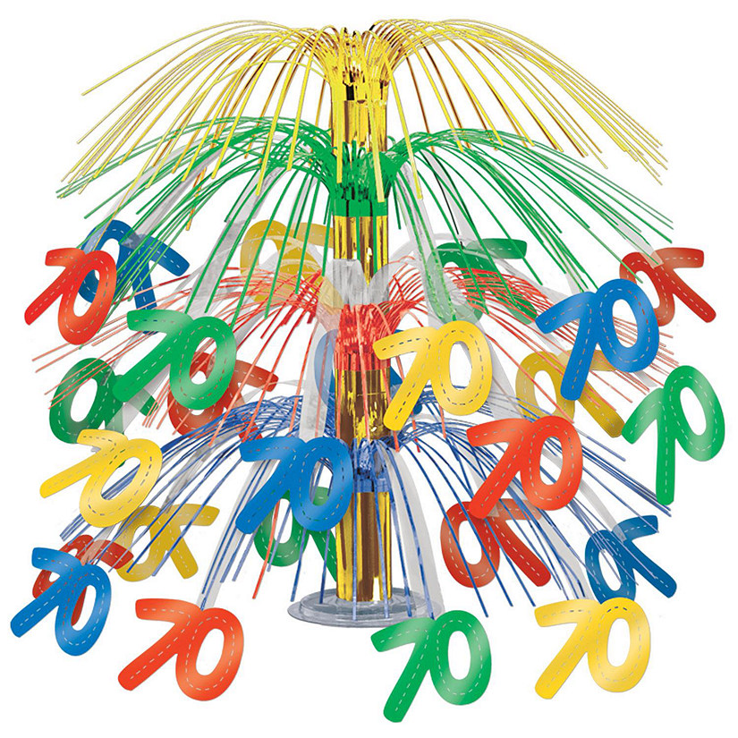 Beistle - "70" Cascade Centerpiece - 6 Pack Image