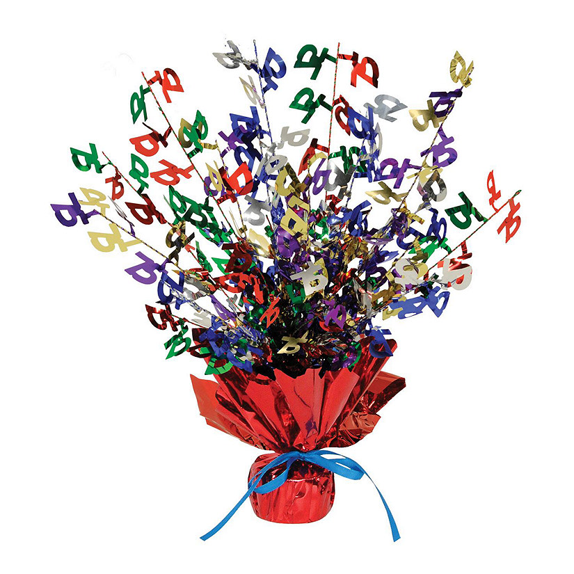 Beistle - "75" Gleam 'N Burst Centerpiece - 12 Pack Image