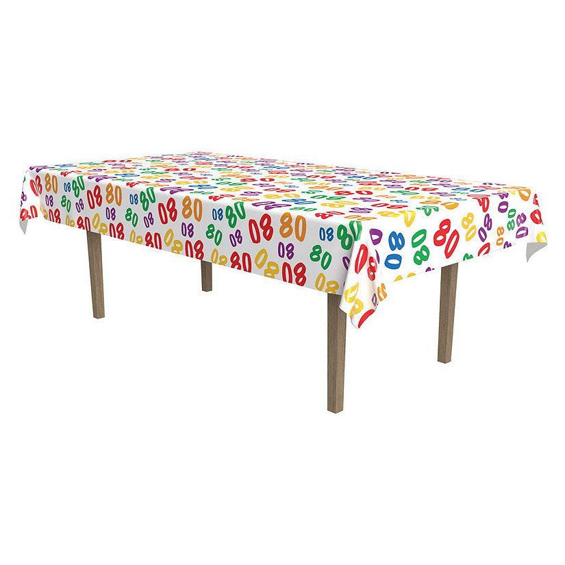 Beistle - "80" Tablecover - 12 Pack Image