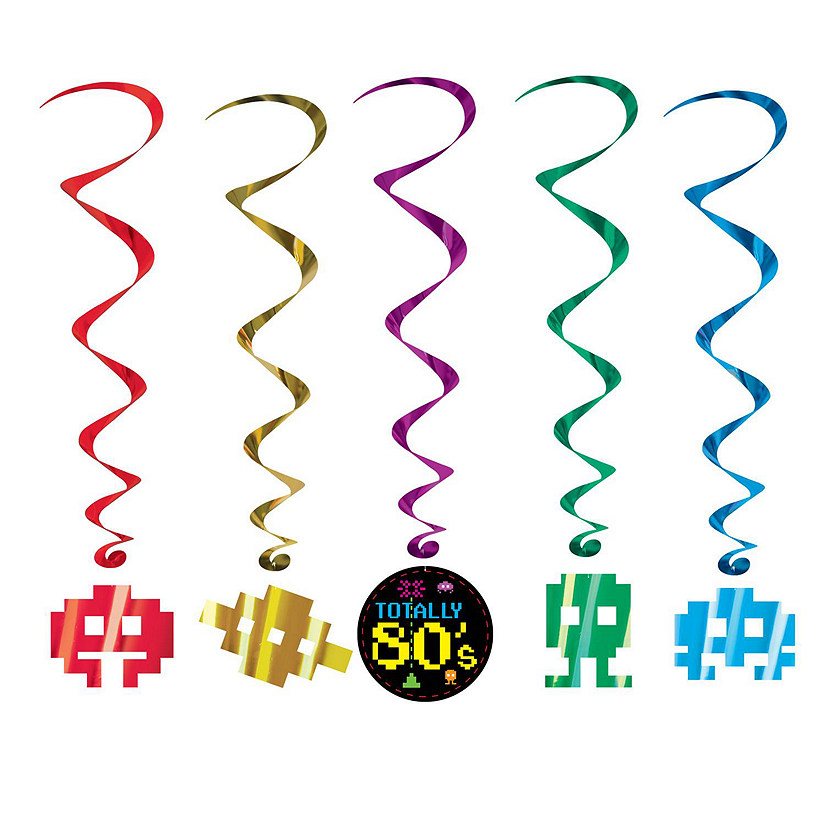 Beistle - 80's Whirls - 6 Pack Image