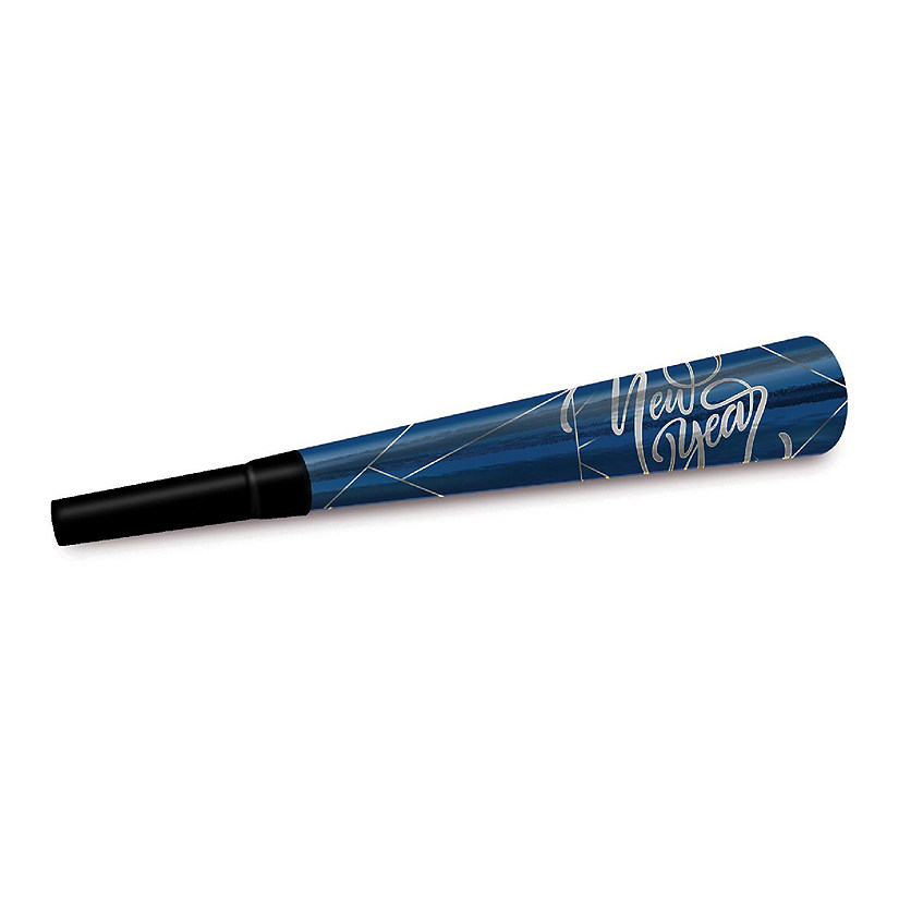 Beistle - 9" - Blue - Midnight Blue New Year Horns Plastic! Image