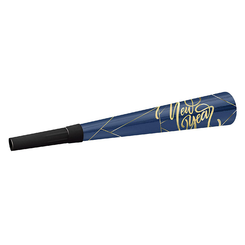 Beistle - 9" Midnight Blue New Year Horns - 100 Pack Image