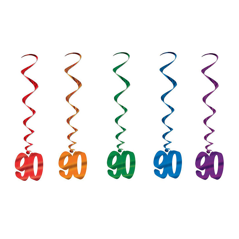Beistle - "90" Whirls - 6 Pack Image