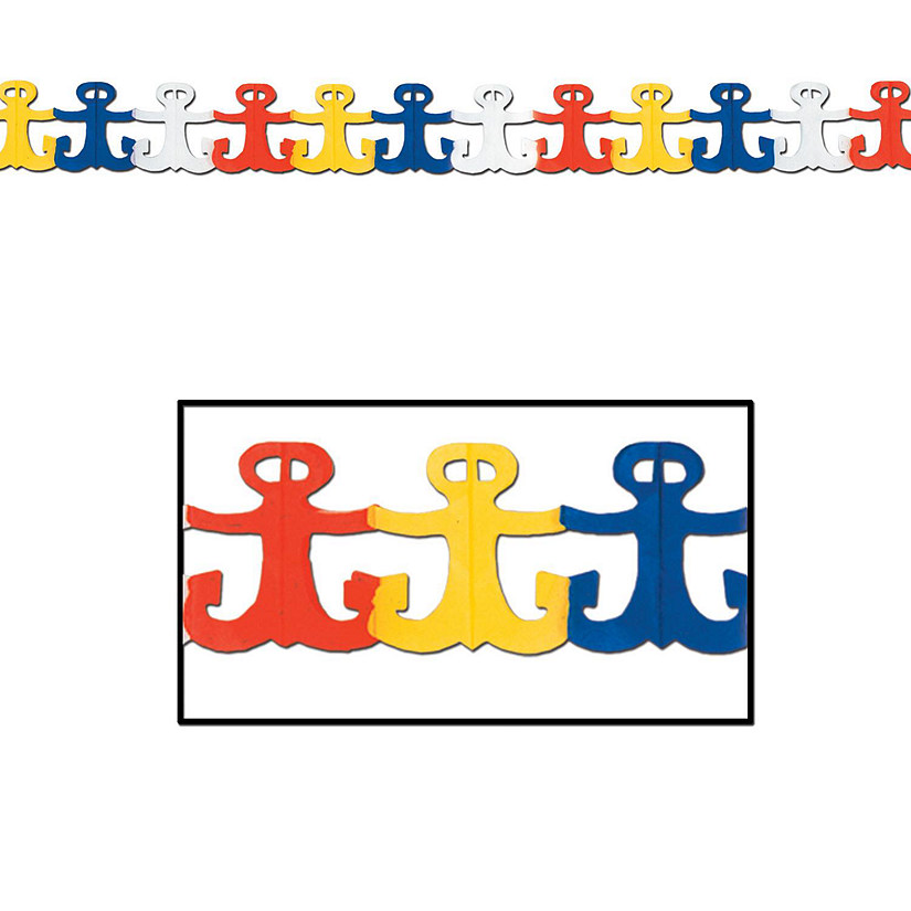 Beistle - Anchor Garland - 12 Pack Image