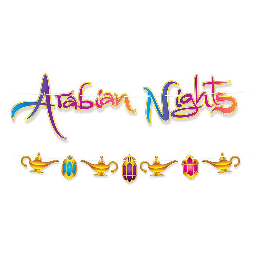 Beistle - Arabian Nights Streamer Set - 12 Pack Image