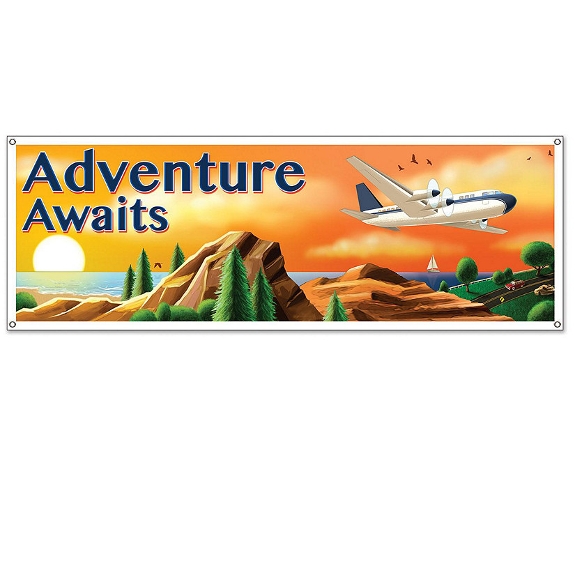 Beistle - Around The World Sign Banner - 12 Pack Image