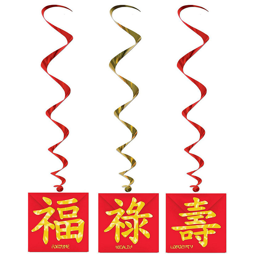 Beistle - Asian Whirls - 6 Pack Image