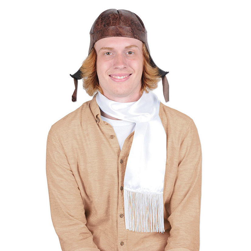 Beistle - Aviator Hat &amp; Scarf Set - 12 Pack Image