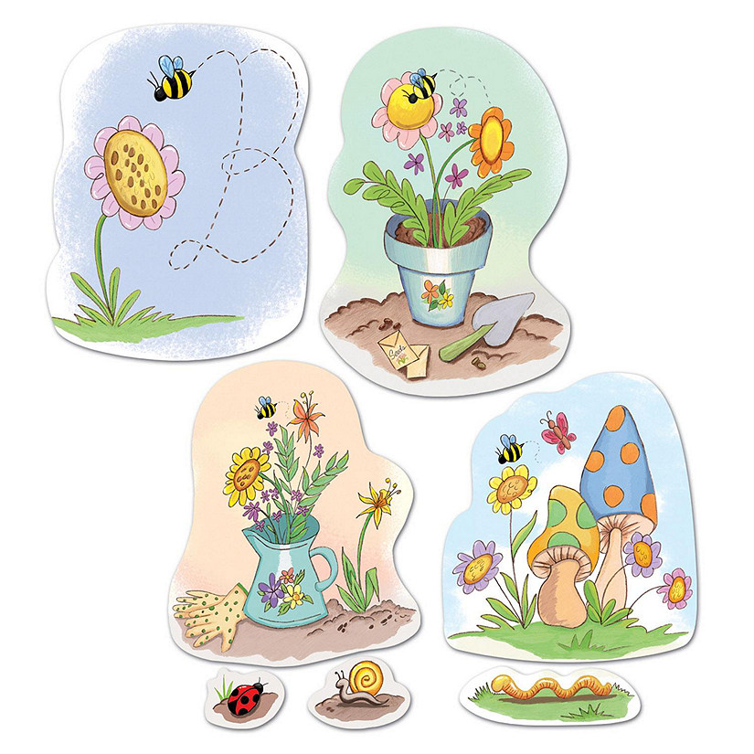 Beistle - B Is For Baby Cutouts - 12 Pack Image