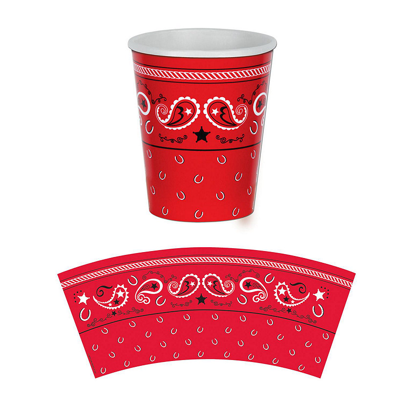 Beistle - Bandana Beverage Cups - 12 Pack Image