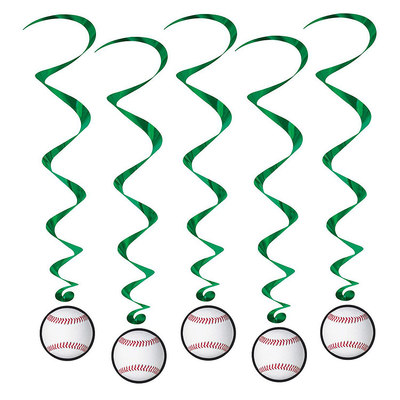 Beistle - Baseball Whirls - 6 Pack Image