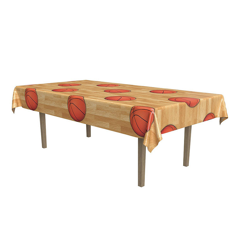 Beistle - Basketball Tablecover - 12 Pack Image