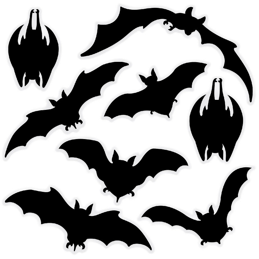 Beistle - Bat Silhouette Clings - 12 Pack Image