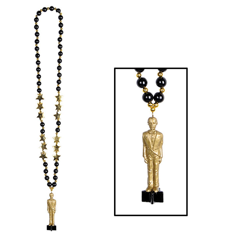 Beistle - Beads w/Awards Night Statuette - 12 Pack Image