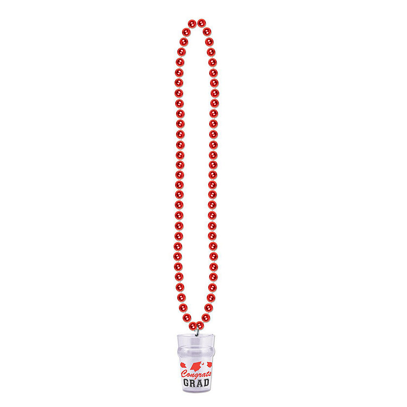 Beistle - Beads w/Grad Glass - Red - 12 Pack Image