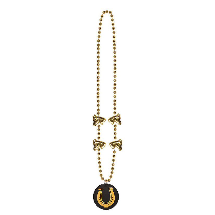 Beistle - Beads w/Horseshoe Medallion - 12 Pack Image