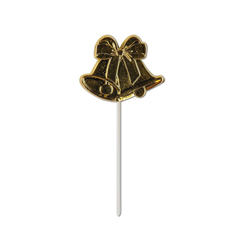 Beistle - Bell Picks - Golden - 12 Pack Image