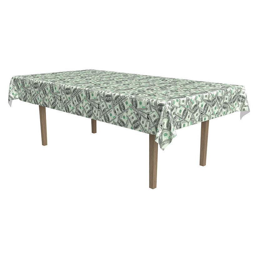Beistle - Big Bucks Tablecover - 12 Pack Image