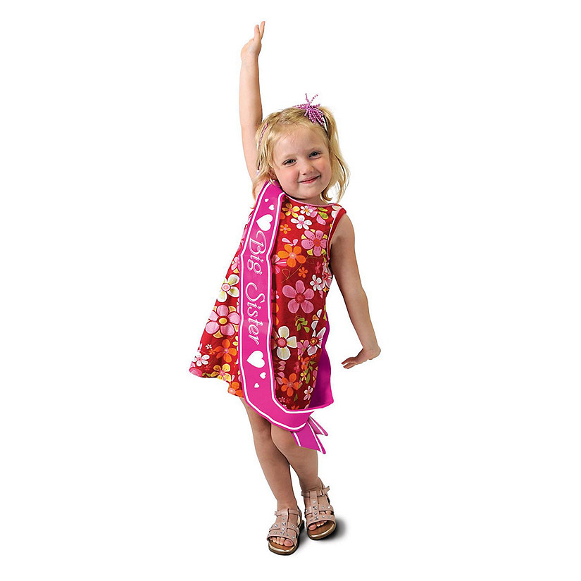Beistle - Big Sister Satin Sash - 6 Pack Image
