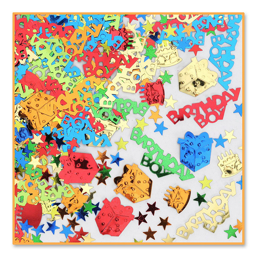 Beistle - Birthday Boy Confetti - 6 Pack Image
