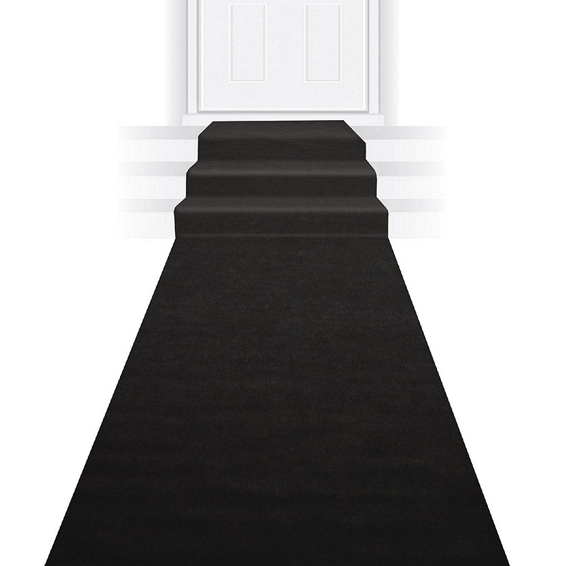 Beistle - Black Carpet Runner - 6 Pack Image