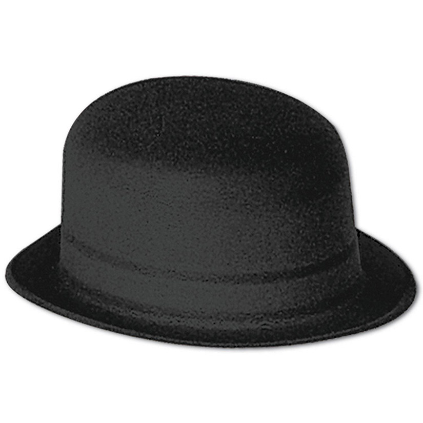 Beistle - Black Velour Derby - 24 Pack Image