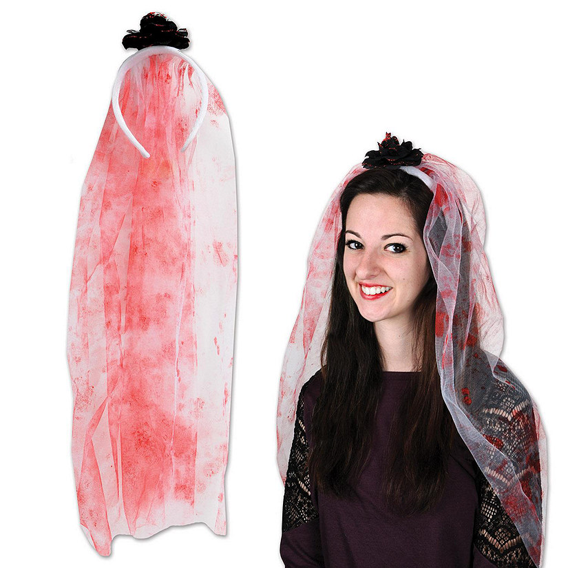 Beistle - Bloody Veil Headband - 12 Pack Image