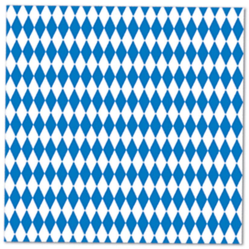 Beistle - Blue &amp; White Luncheon Napkins - 12 Pack Image