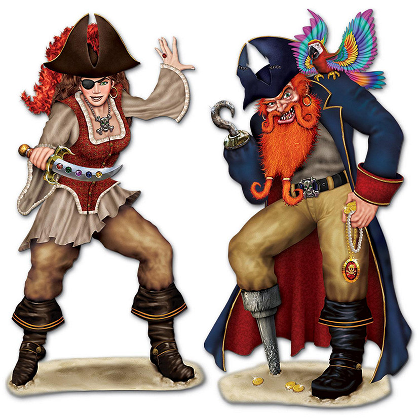 Beistle - Bonny Blade &amp; Calico Jack Props - 12 Pack Image