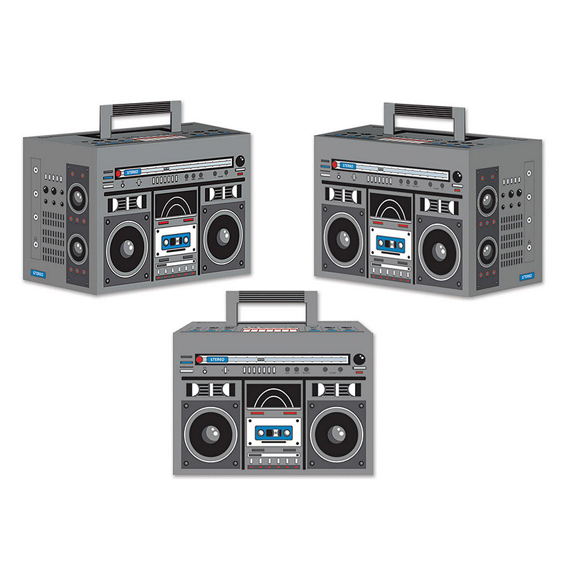 Beistle - Boom Box Favor Boxes - 12 Pack Image