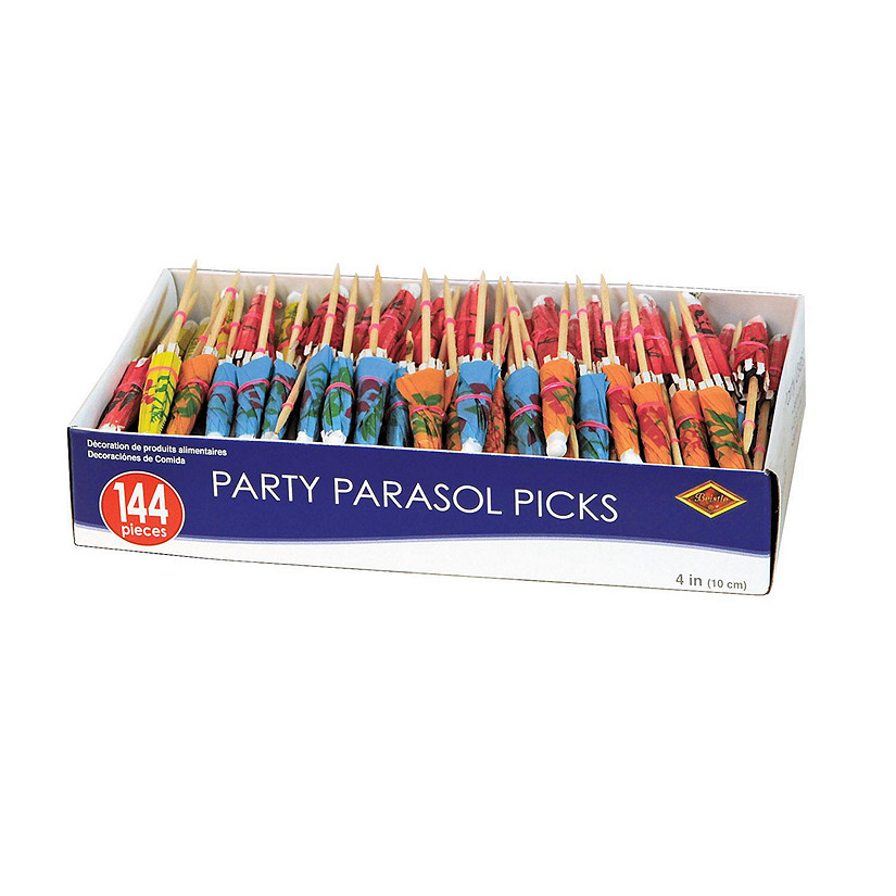 Beistle - Boxed Party Parasol Picks - 24 Pack Image