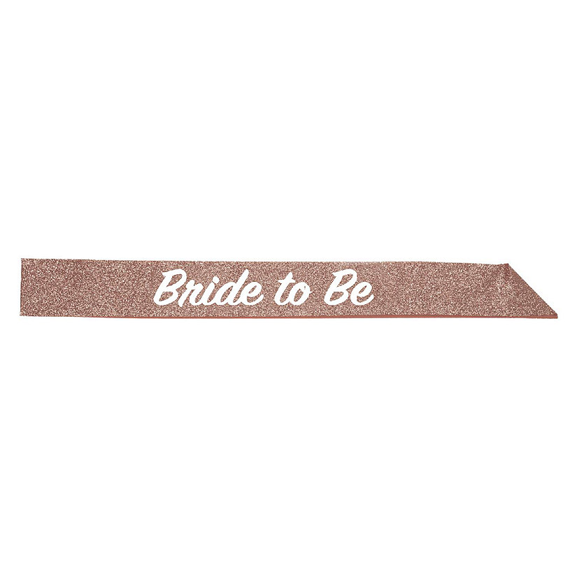 Beistle - Bride To Be Glittered Sash - 6 Pack Image