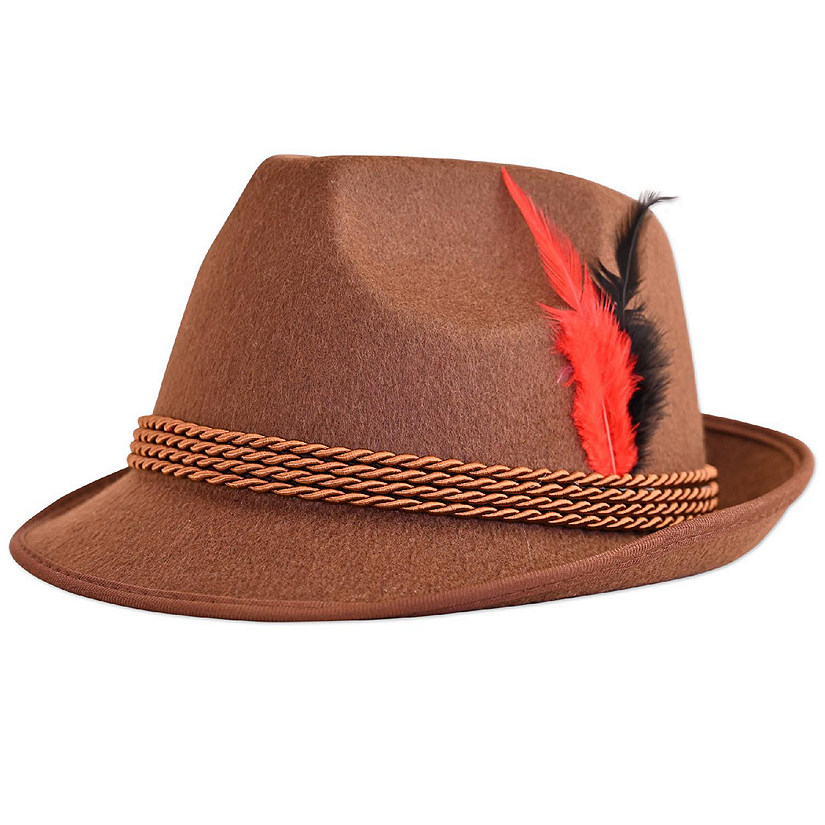 Beistle - Brown Alpine Hat - 6 Pack Image
