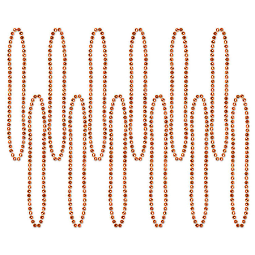 Beistle - Bulk Party Beads - Small Round - Brown - 720 Pack Image