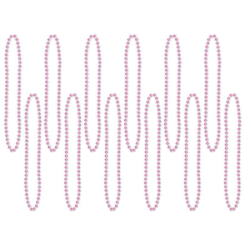 Beistle - Bulk Party Beads - Small Round - Light Pink - 720 Pack Image