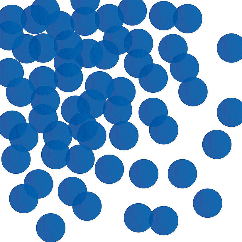 Beistle - Bulk Tissue Confetti - Blue - 12 Pack 8.8 oz each Image