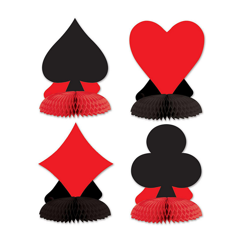 Beistle - Card "Suit" Mini Centerpieces - 12 Pack Image