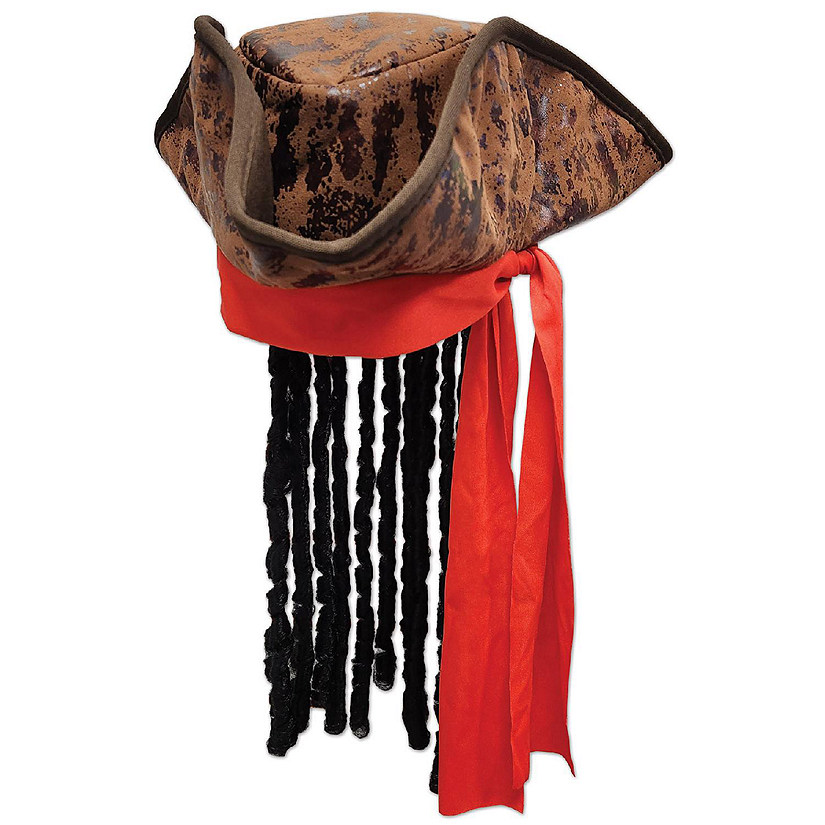 Beistle - Caribbean Pirate Hat - 6 Pack Image