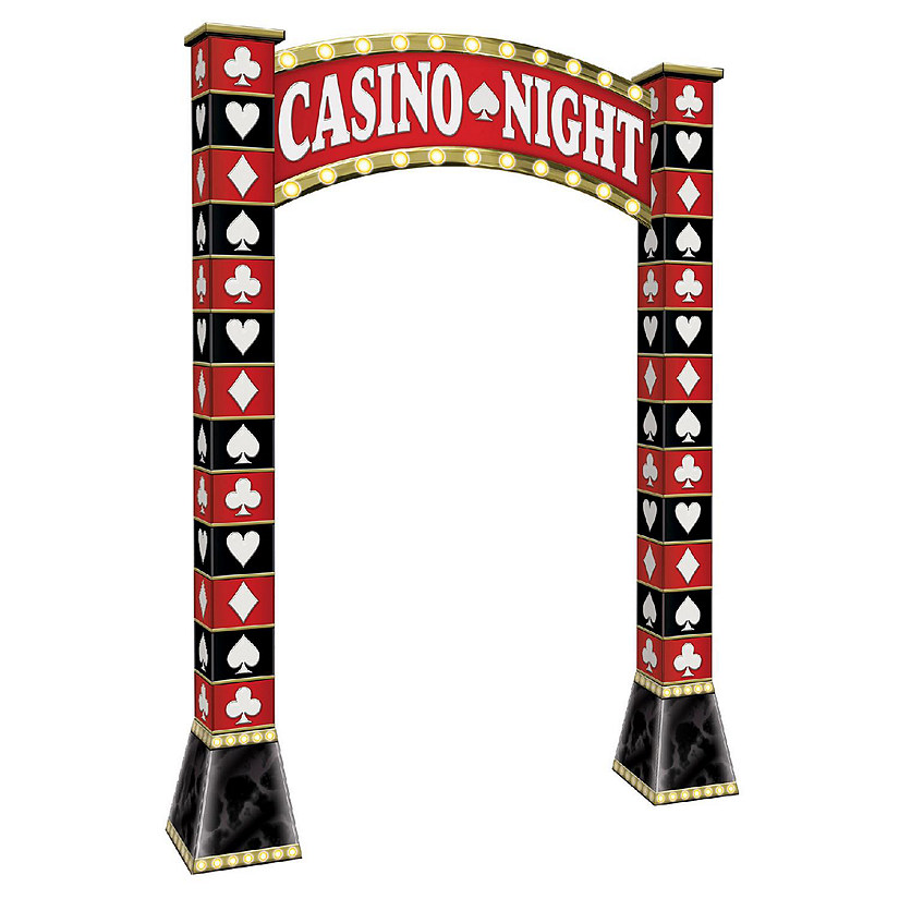 Beistle - Casino 3-D Archway Prop - 1 Pack Image