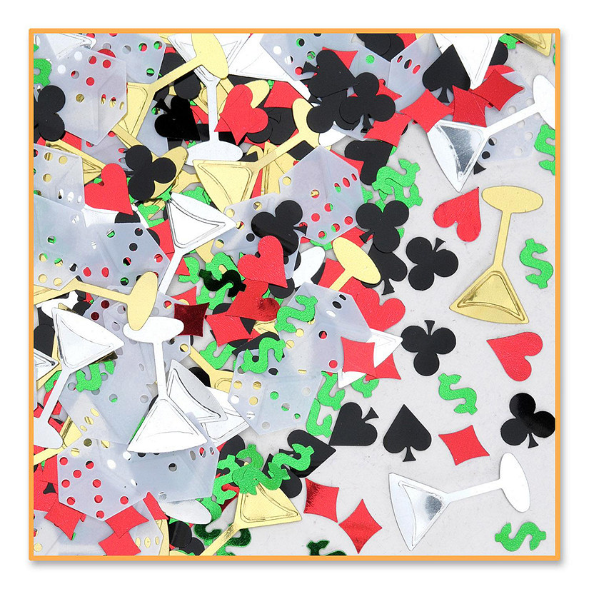 Beistle - Casino Night Confetti - 6 Pack Image