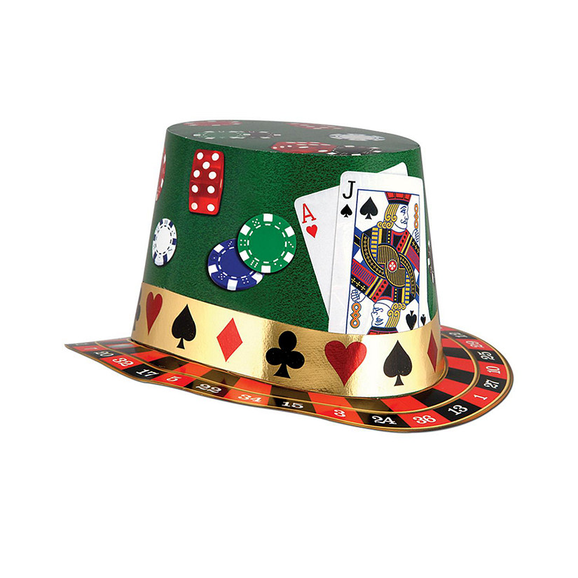 Beistle - Casino Night Hi-Hat - 25 Pack Image