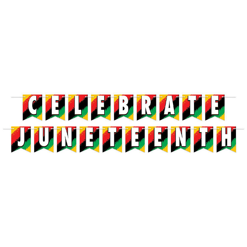 Beistle - Celebrate Juneteenth Streamer - 12 Pack Image