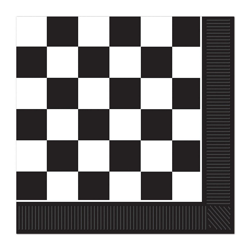 Beistle - Checkered Luncheon Napkins - 12 Pack Image