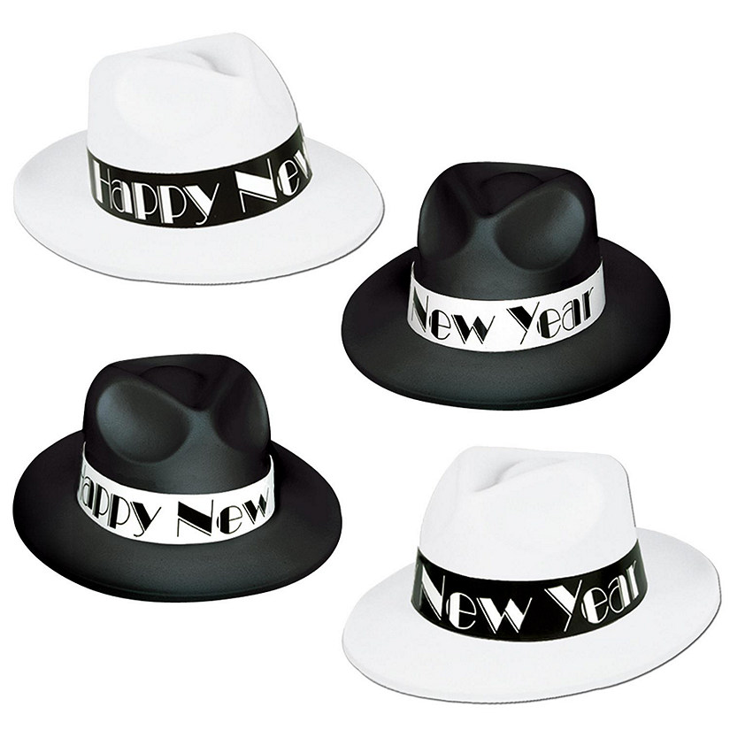 Beistle - Chicago Swing Fedoras New Year's Eve- 25 Pack Image